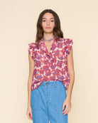 Brenna Top-Tops-Xirena-Electric Red-XS-Mercantile Portland