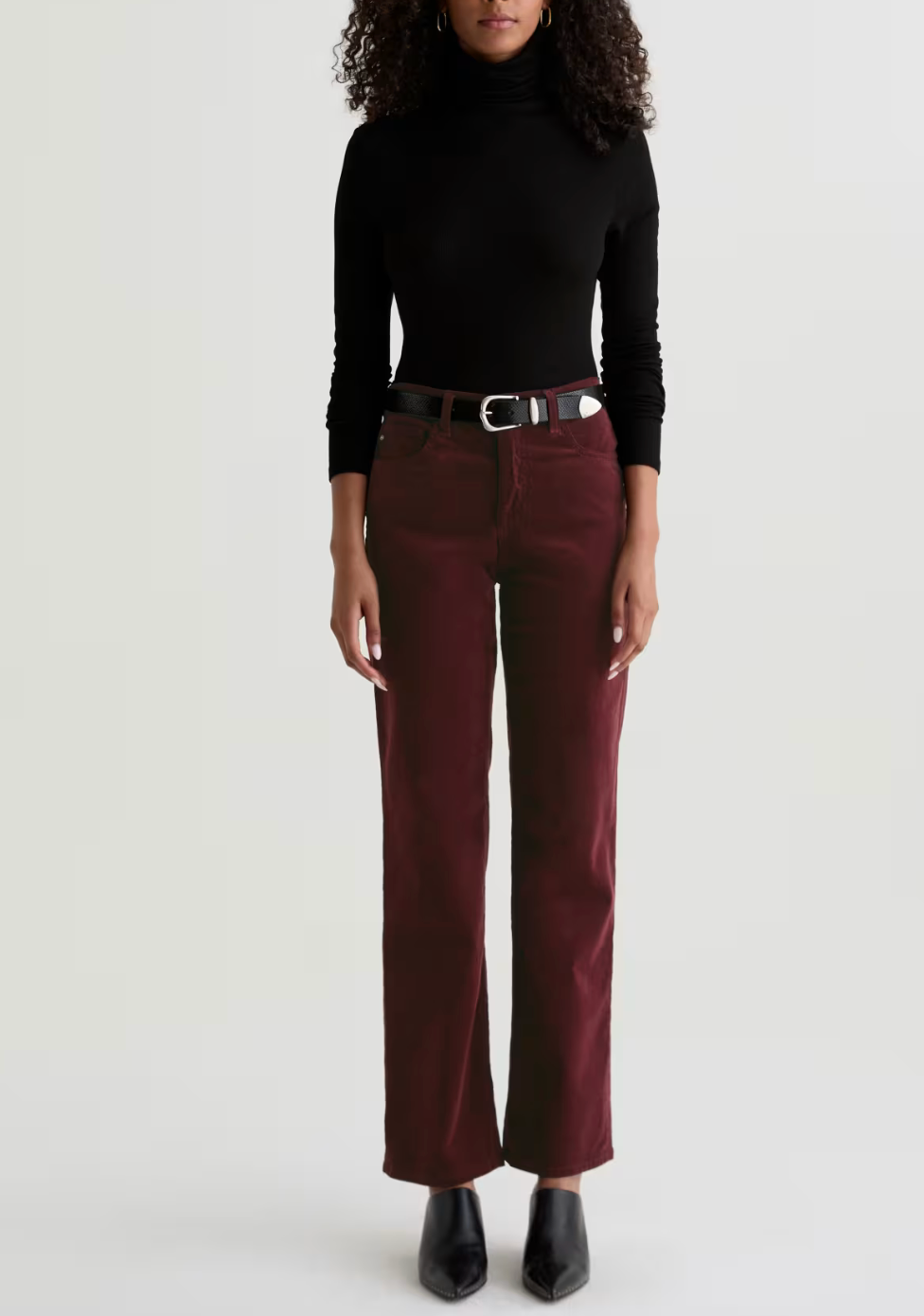 Brinley Corduroy in Winery-Clothing-AG Jeans-Winery-26-Mercantile Portland