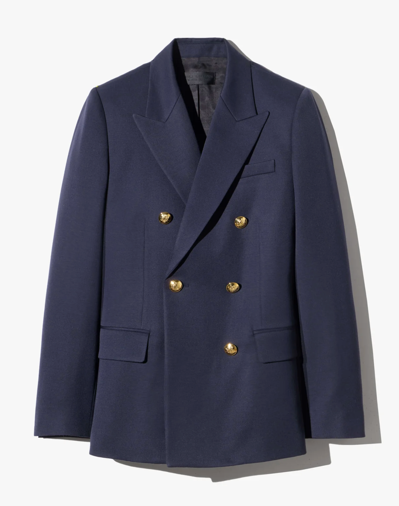 Bruni Double Breasted Wool Blazer-Jackets-Nili Lotan-Midnight-00-Mercantile Portland