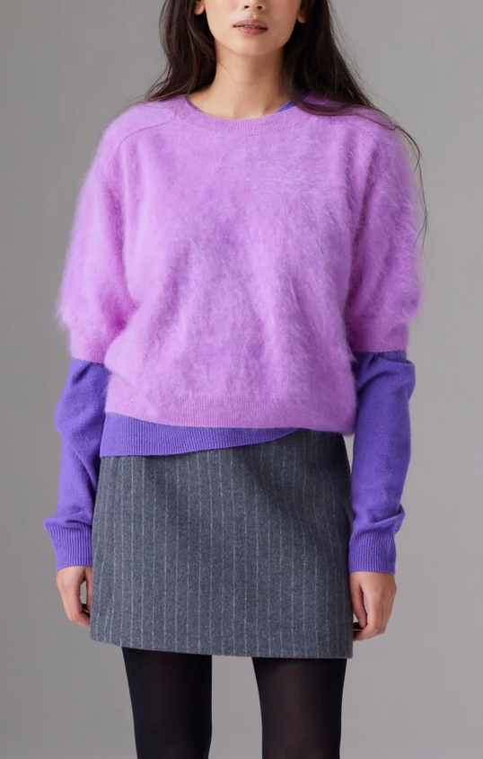 Brushed Belli Tee-Sweaters-Colorush-Misty Purple-0-Mercantile Portland
