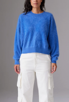 Brushed Mira Crew-Sweaters-Colorush-Azure-0-Mercantile Portland