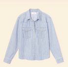 Byron Shirt in Blue Railroad-Shirts-Xirena-Blue Railroad-XS-Mercantile Portland