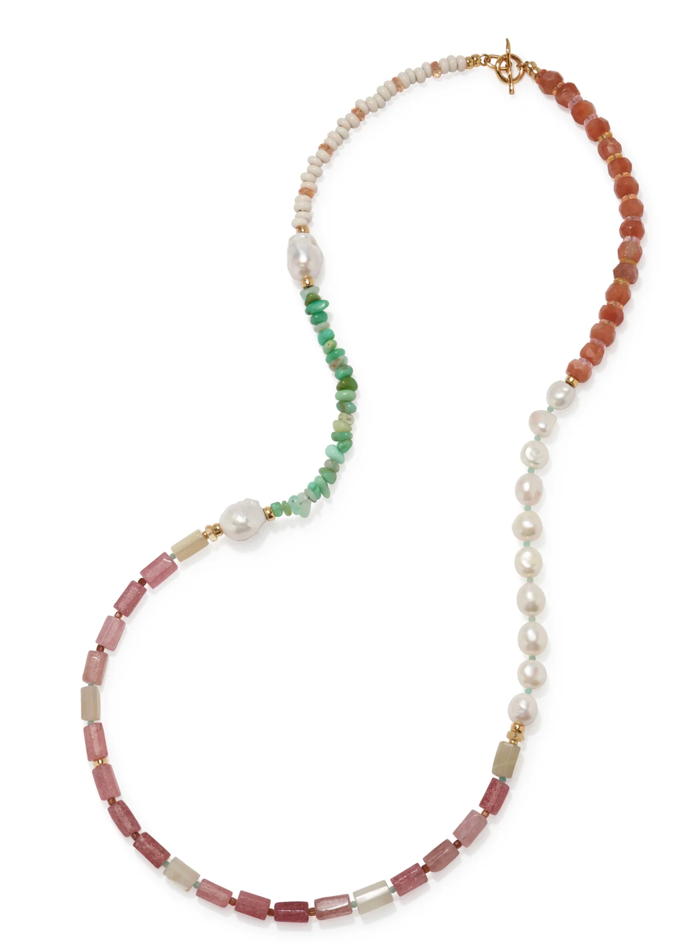Cabana Necklace in Cactus Rose-Jewelry-Lizzie Fortunato-Multi-OS-Mercantile Portland