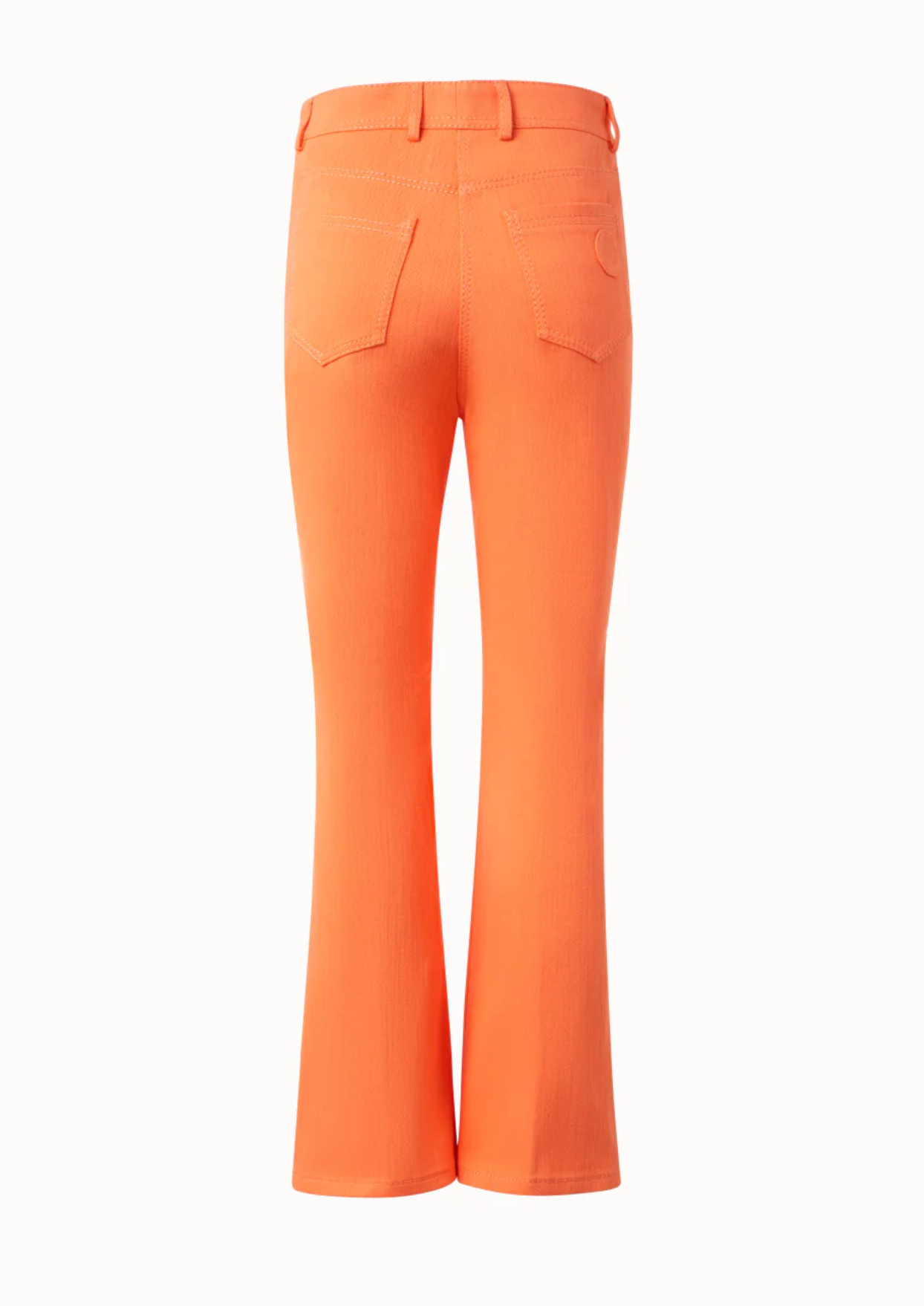 Cali Stretch Denim Bootcut Jeans-Clothing-Akris Punto-Orange-2-Mercantile Portland