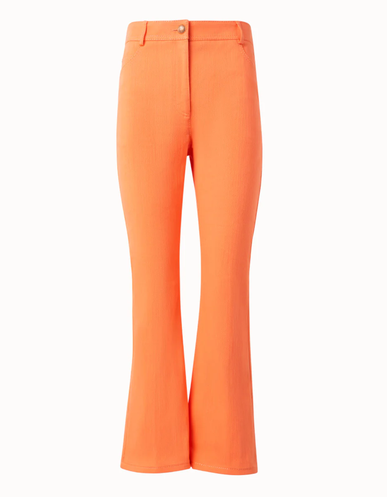 Cali Stretch Denim Bootcut Jeans-Pants-Akris Punto-Orange-2-Mercantile Portland