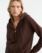 Callie Zip Hoodie-Clothing-Nili Lotan-Oxblood-XS-Mercantile Portland