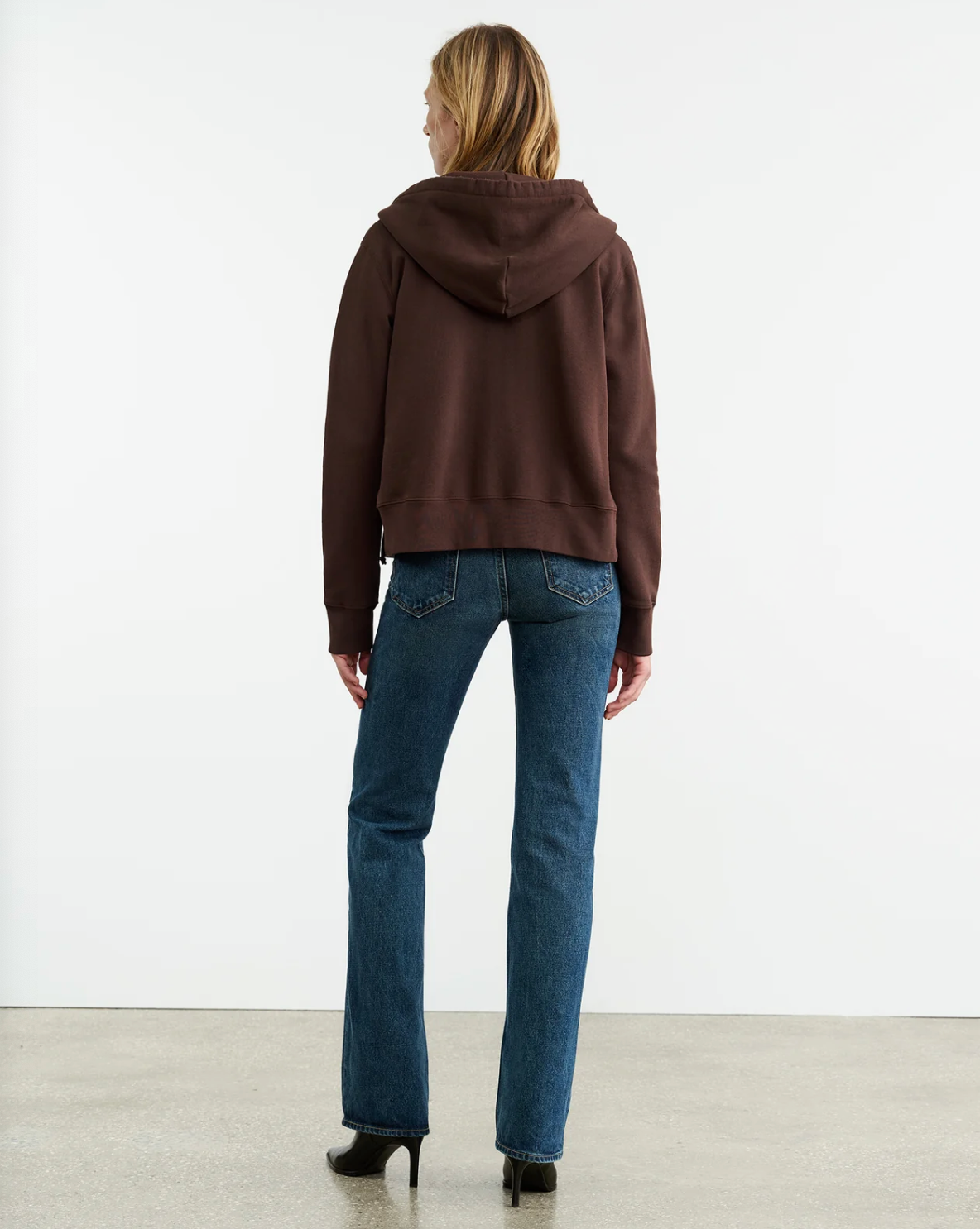 Callie Zip Hoodie-Clothing-Nili Lotan-Oxblood-XS-Mercantile Portland