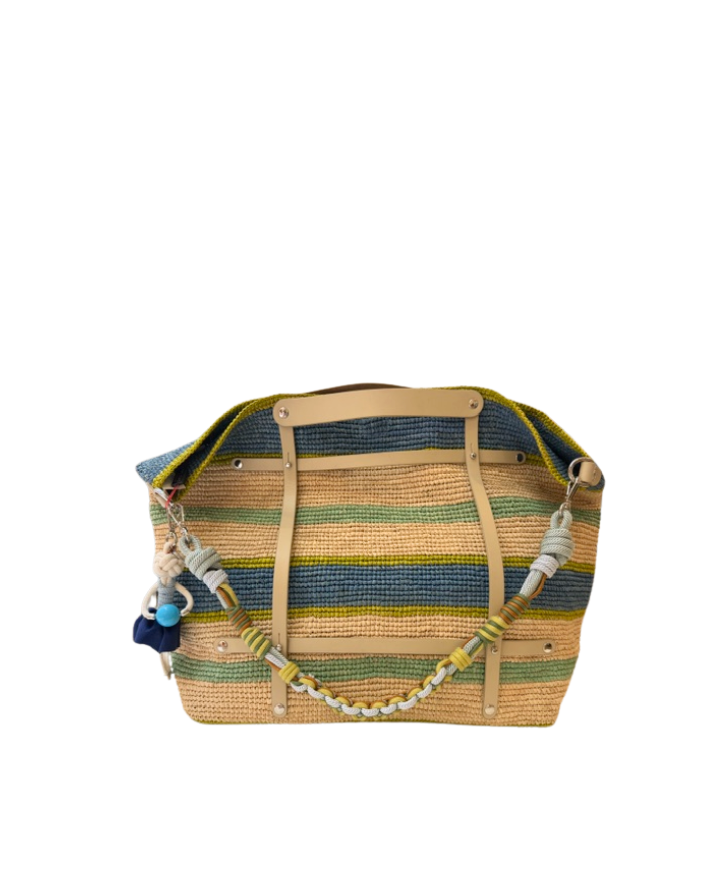 Candide Handbag with Alice Strap-Handbags-MY BOB-Stripe-OS-Mercantile Portland