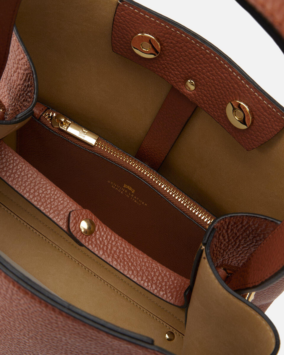Candy Bucket Bag in Caramel-Accessories-Cuoieria Fiorentina-Caramel-OS-Mercantile Portland