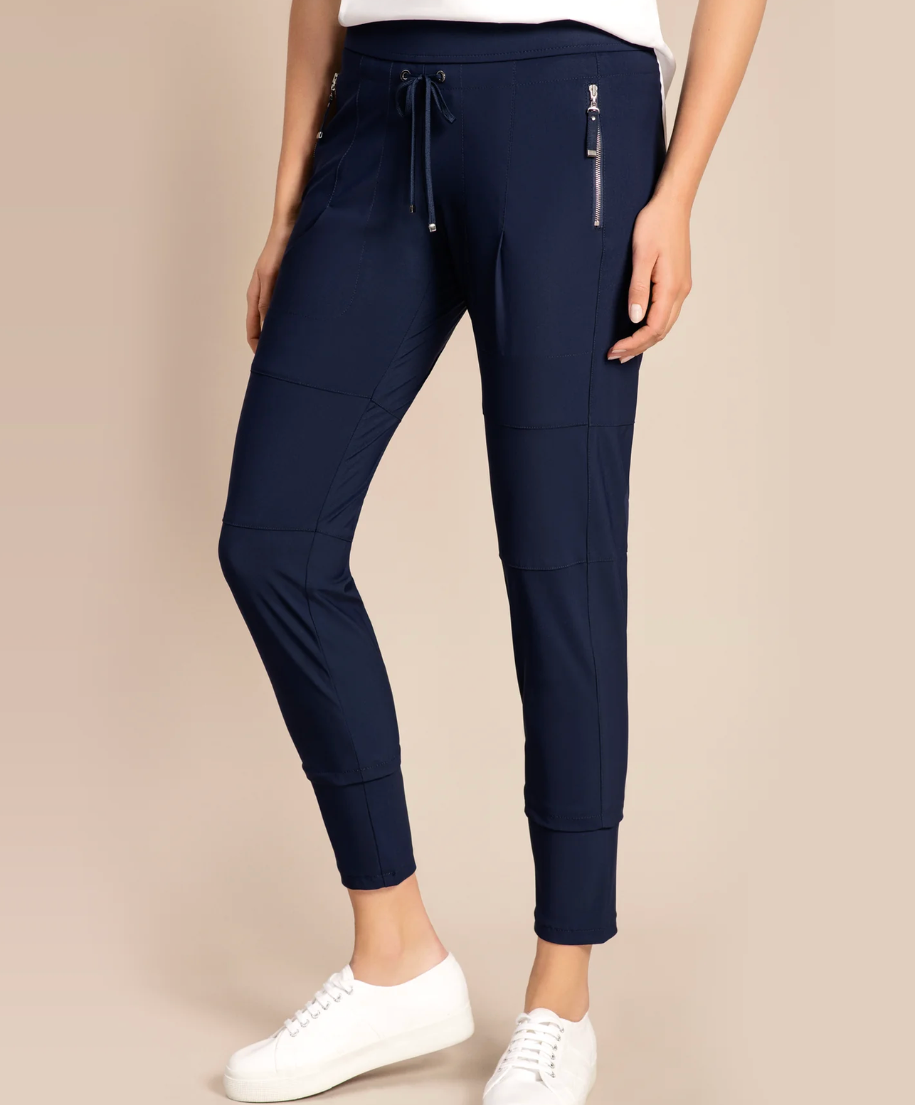 Candy Stretch Tech Pant-Pants-Raffaello Rossi-Marine-32-Mercantile Portland