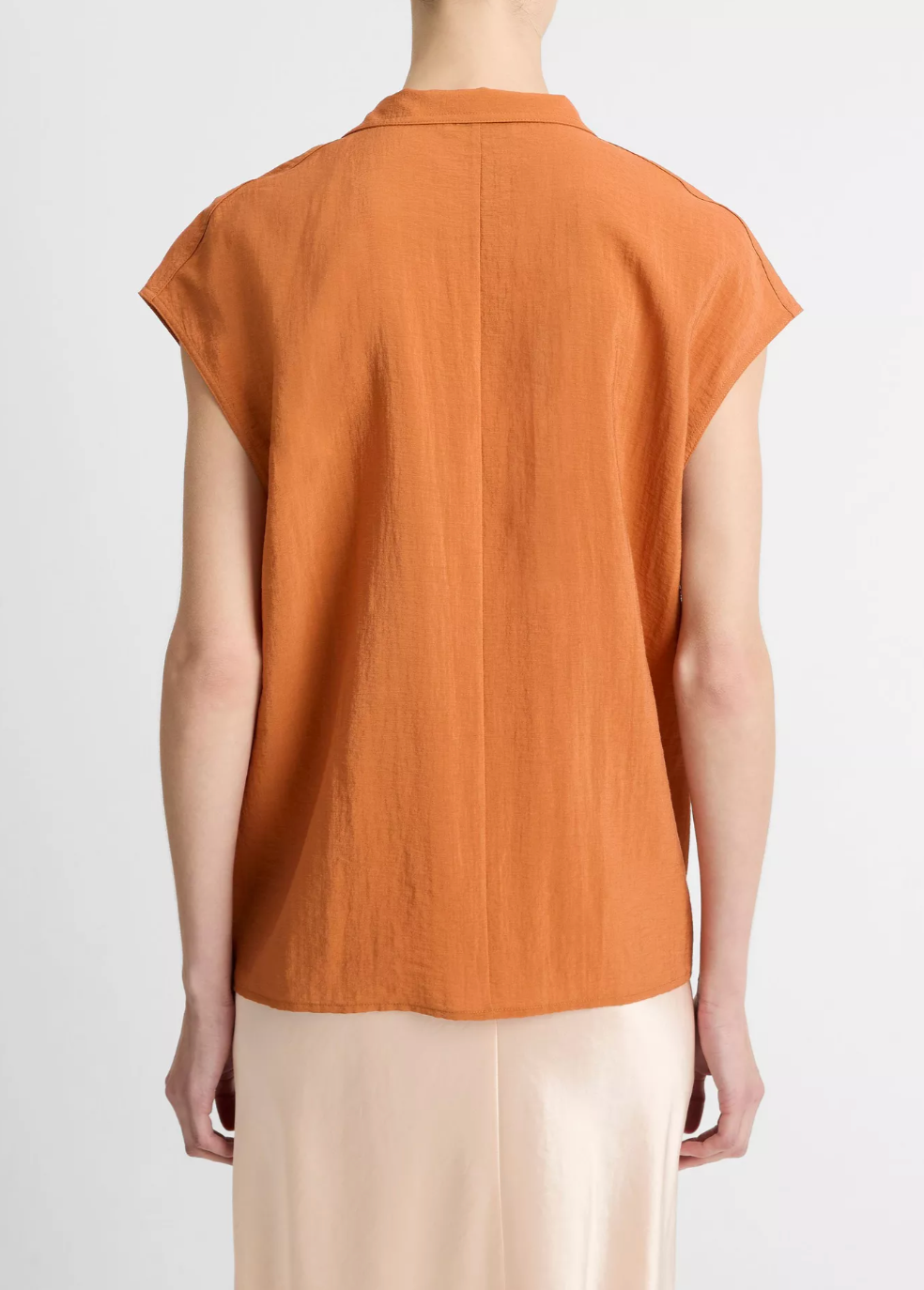 Cap-Sleeve Blouse-Clothing-Vince-Dusk Ember-XXS-Mercantile Portland