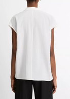 Cap-Sleeve Blouse-Clothing-Vince-Off White-XXS-Mercantile Portland