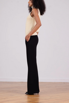 Carla Pant in Black-Pants-Avenue Montaigne-Black-4-Mercantile Portland