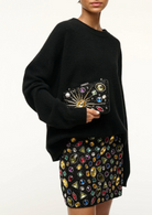 Carmella Beaded Clutch-Accessories-Staud-Black Celestial-OS-Mercantile Portland