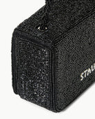 Carmen Beaded Box Bag in Black-Handbags-Staud-OS-Mercantile Portland