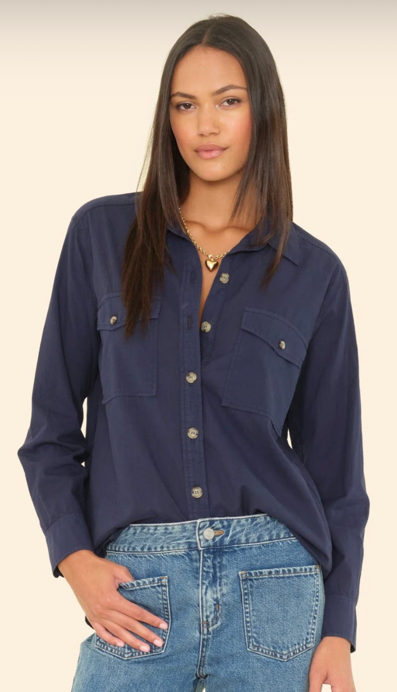 Caroline Shirt (in more colors)-Clothing-Xirena-Russet Brown-XS-Mercantile Portland