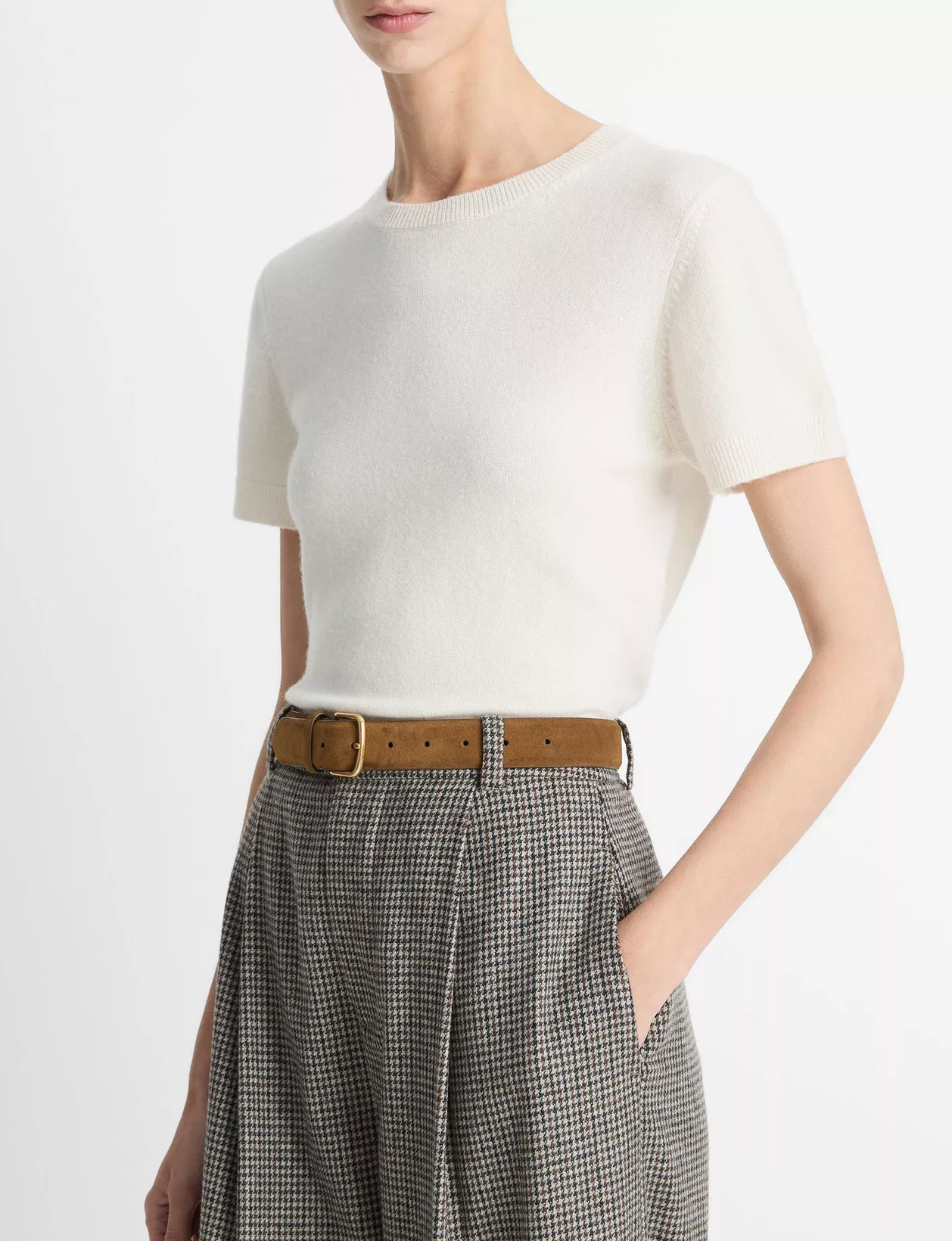 Cashmere Blend Tee-Clothing-Vince-Amalfi-XXS-Mercantile Portland