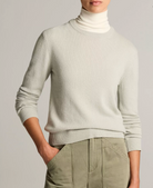 Cashmere Classic Crew Neck Sweater in Sage Stone-Sweaters-Vince-Sage Stone-XS-Mercantile Portland