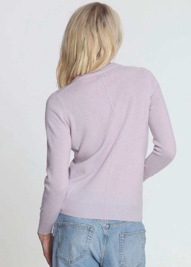 Cashmere Crew in Rose-Sweaters-LABEL+THREAD-Rose-XS-Mercantile Portland