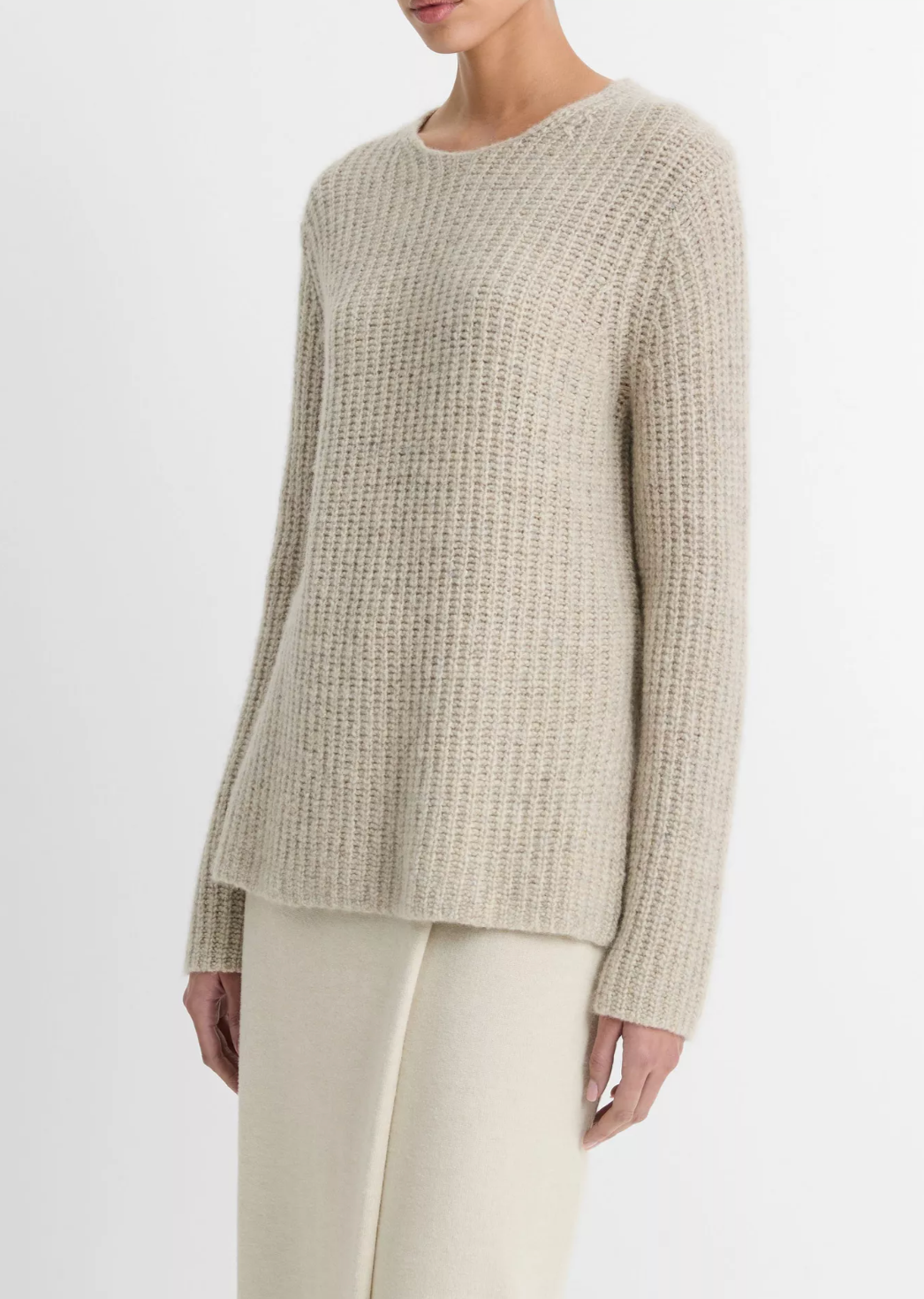 Cashmere Donegal Tunic Sweater-Clothing-Vince-Biscuit Donegal-XXS-Mercantile Portland