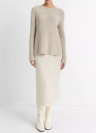 Cashmere Donegal Tunic Sweater-Clothing-Vince-Biscuit Donegal-XXS-Mercantile Portland