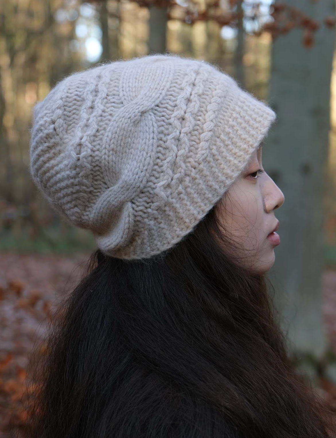 Cashmere Front & Back Hat-Accessories-Oats & Rice-Beige-OS-Mercantile Portland