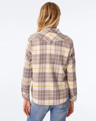 Cashmere Lumber Overshirt in Saffron Taupe-Shirts-KUJTEN-Saffron Taupe-2-Mercantile Portland