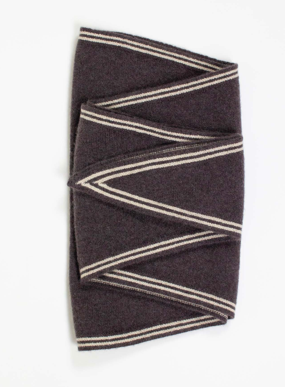 Cashmere Neckerchief in Cacao-Scarves and Wraps-OATS & RICE-Cacao-OS-Mercantile Portland