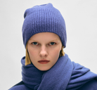 Cashmere Plush Rib Beanie-Accessories-White + Warren-Blue Dusk-OS-Mercantile Portland