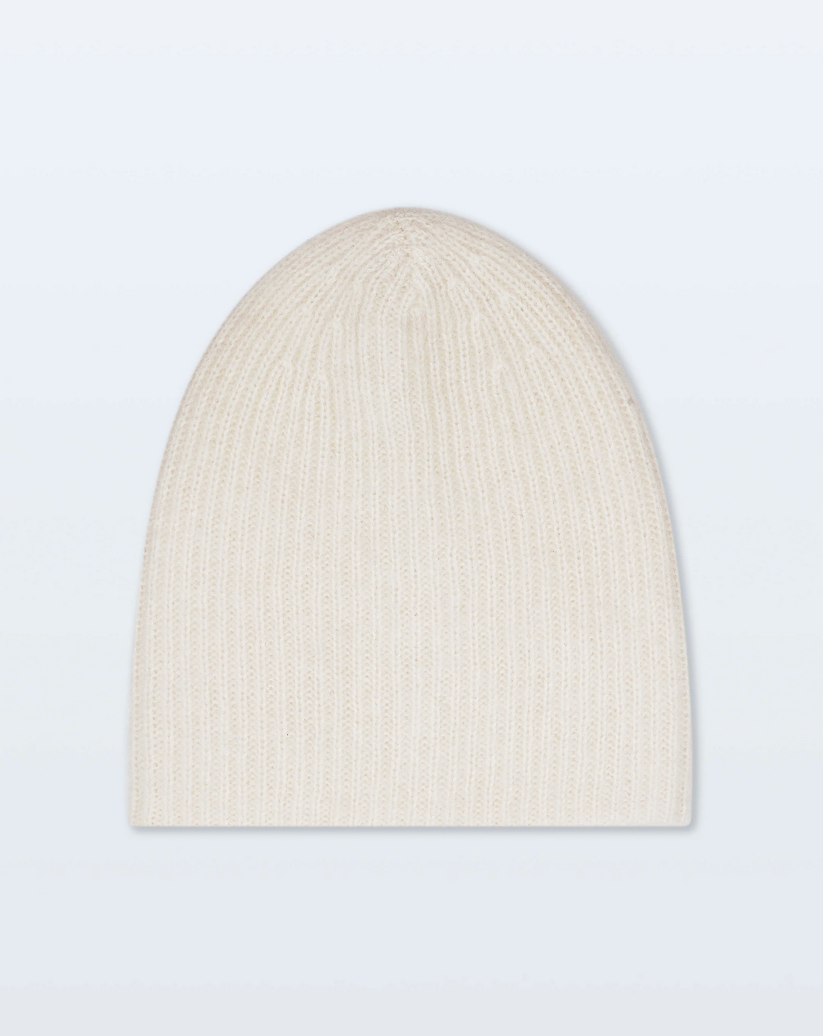 Cashmere Plush Rib Beanie-Hats-White + Warren-Soft White-OS-Mercantile Portland