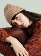 Cashmere Ribbed Beanie in Fawn-Hats-HANSEL FR BASEL-Fawn-OS-Mercantile Portland