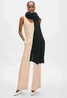 Cashmere Travel Wrap in Black-Scarves and Wraps-White & Warren-Black-Mercantile Portland