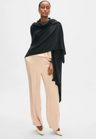 Cashmere Travel Wrap in Black-Scarves and Wraps-White & Warren-Black-Mercantile Portland