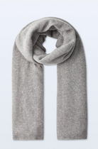 Cashmere Travel Wrap in Heather Grey-Scarves and Wraps-White & Warren-Heather Grey-Mercantile Portland