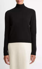 Cashmere Turtleneck Sweater-Sweaters-Vince-Black-XXS-Mercantile Portland
