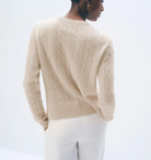 Cashmere Varsity Cable Crew-Sweaters-White & Warren-Natural Heather-XS-Mercantile Portland