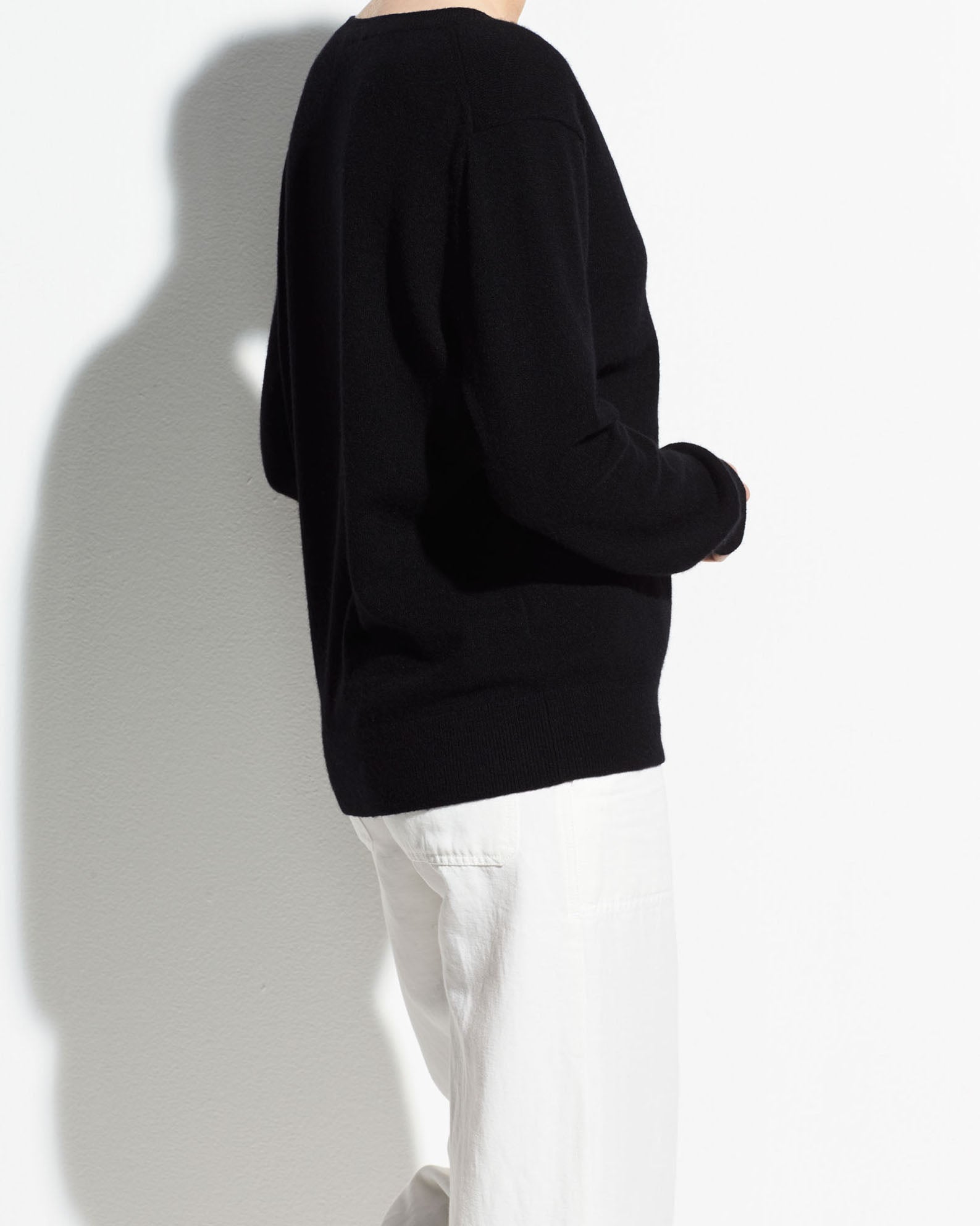 Cashmere Weekend V-Neck-Denim-Vince-Coastal Blue-XXS-Mercantile Portland