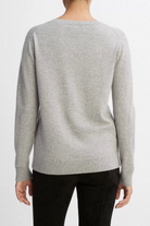 Cashmere Weekend V-Neck Sweater-Clothing-Vince-Heather White-XS-Mercantile Portland