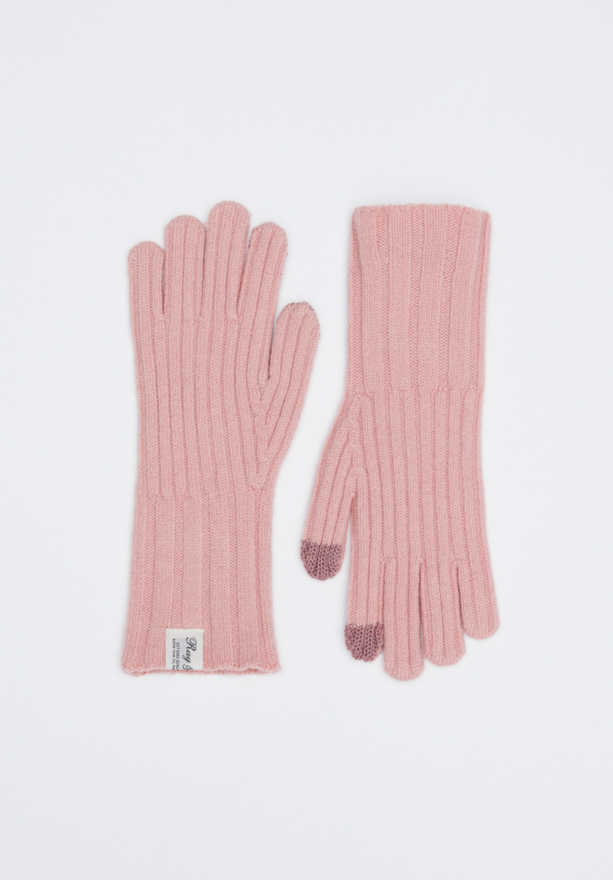Cassidy Cashmere Gloves-Gloves-Rag & Bone-Pink-1-Mercantile Portland