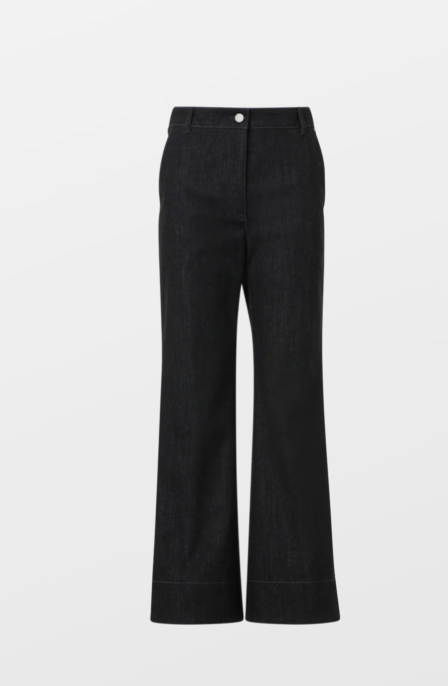 Cecily Denim Pant-Denim-Akris Punto-Black-10-Mercantile Portland