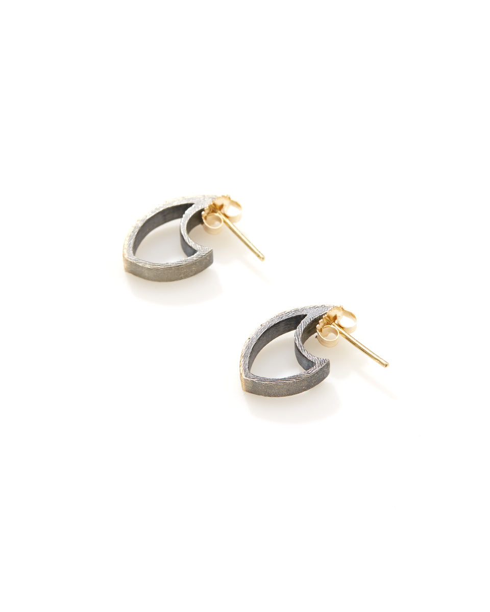 Celine Yellow Gold Teardrop Hoop Earring-Jewelry-Rene Escobar-Mercantile Portland