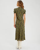 Cerise Day Dress-Dresses-Ines de la Fressange-Lemon • Ines de la Fressange-34-Mercantile Portland