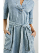 Chancey Dress-Clothing-Rails-Faded Indigo-XS-Mercantile Portland