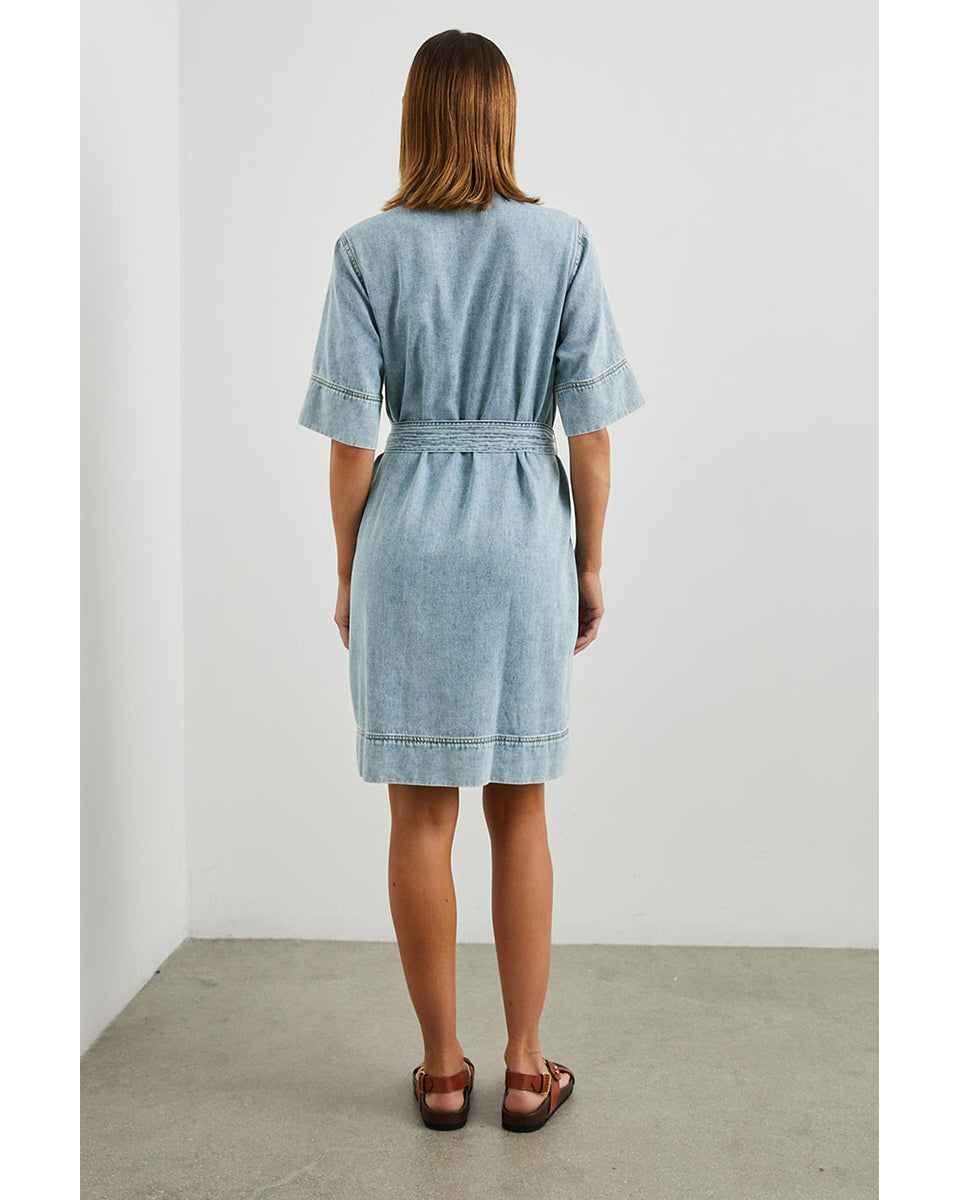 Chancey Dress-Clothing-Rails-Faded Indigo-XS-Mercantile Portland