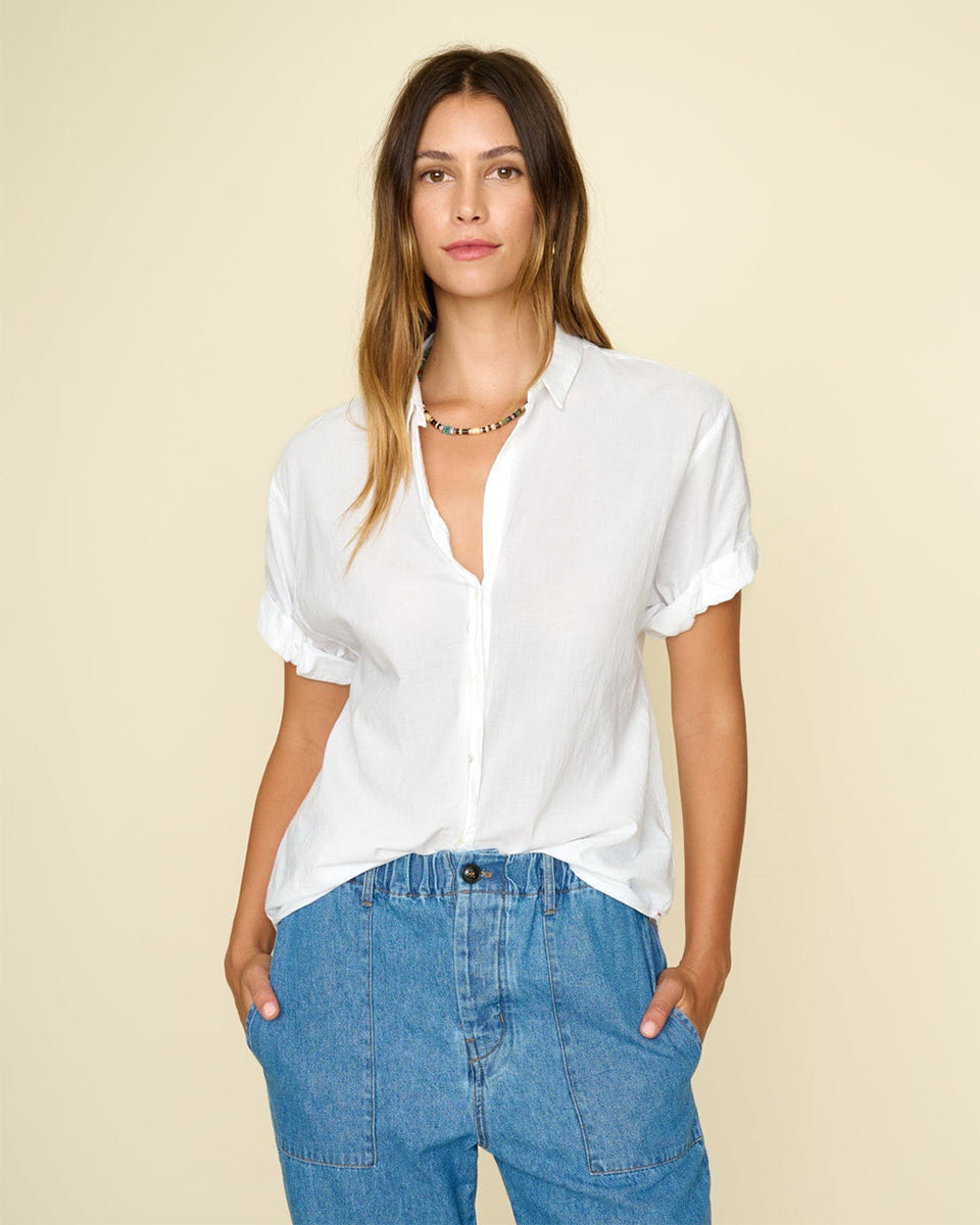 Channing Shirt in White-Shirts-Xirena-White-XS-Mercantile Portland