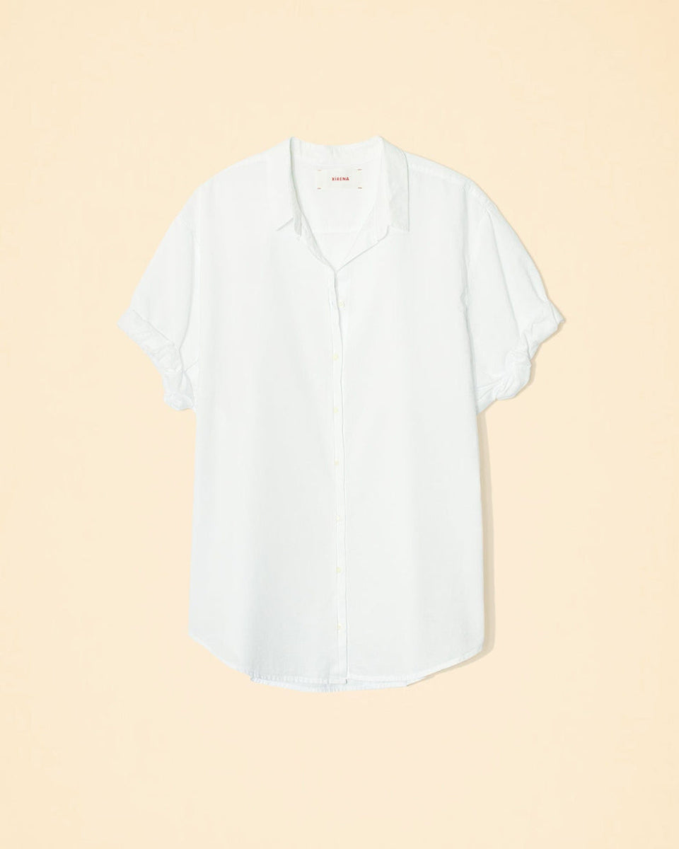 Channing Shirt in White-Shirts-Xirena-White-XS-Mercantile Portland