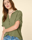 Channing Shirt-Shirts-Xirena-Bay Leaf-XS-Mercantile Portland