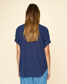 Channing Shirt-Shirts-Xirena-Navy-XS-Mercantile Portland