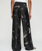 Charcoal Print Silk Riverside Pant-Clothing-Lafayette 148-Black Multi-XS-Mercantile Portland