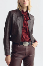 Charly Leather Jacket in Bordeaux-Outerwear-Nili Lotan-Bordeaux-XS-Mercantile Portland